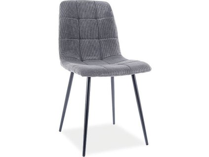 Jídelní židle ALIM (Varianta nohy černé / látka fjord 42)
