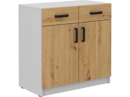 Skříňka Matylda 105 spodní dub artisan/sv.šedá
