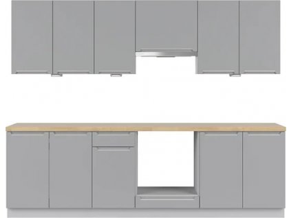 FL KOMPLET IRIS 260 S VYBAVENÍM šedá grenola/ferro***POSLEDNÍ KUS