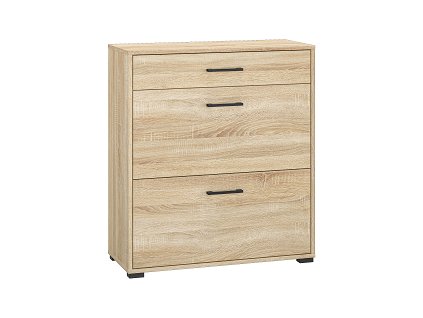 CAMERON 10- botník 2K1S, lamino dub sonoma (ML) (CARO10=1BALÍK)(K150) NOVINKA