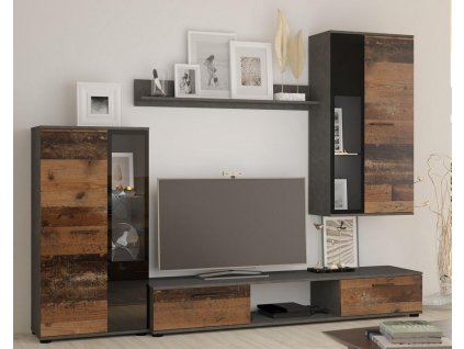 Obývací stěna Silos old style/matera