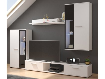 Obývací stěna Silos bílá