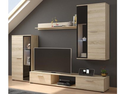 Obývací stěna Silos dub sonoma