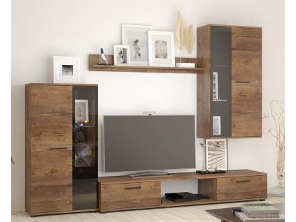 Obývací stěna Silos dub lefkas