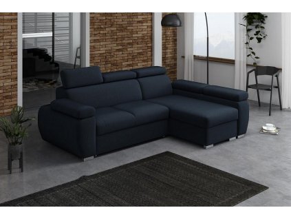 Sedací souprava Bodie pravá modrá