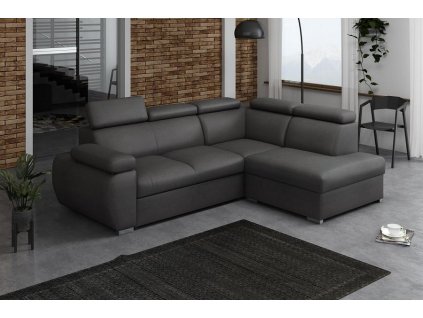 Sedací souprava Bodie IV pravá tmavě šedá