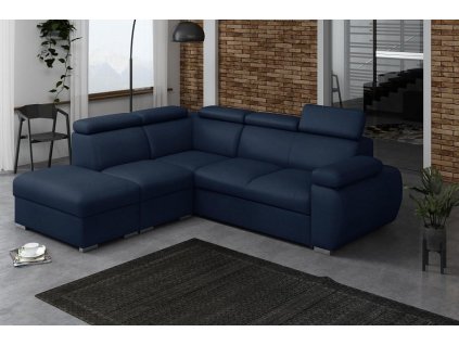 Sedací souprava Bodie V levá modrá