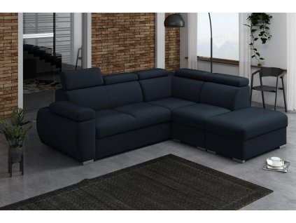 Sedací souprava Bodie V pravá modrá