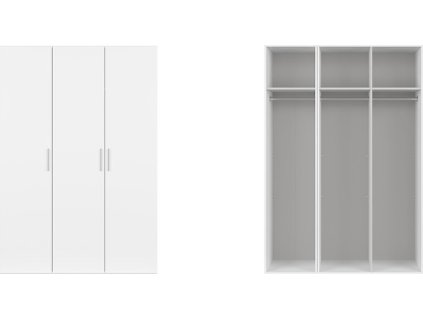 skř. FLEX (š. 150) ZESTAW 24 bílá