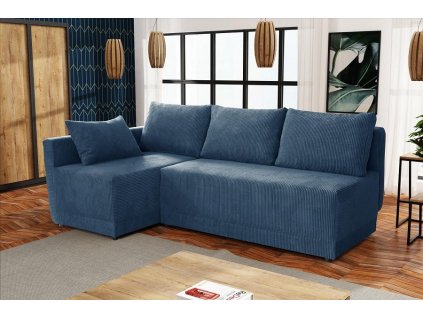 Sedací souprava Neklan L modrá