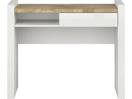 ALAMEDA TOL1S bílý lesk/dub westminster***