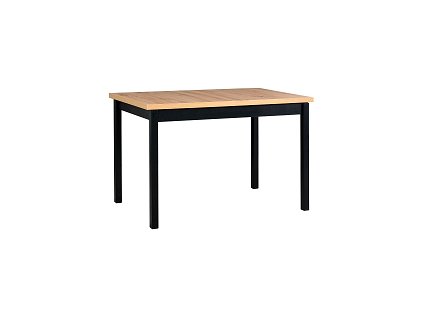 MAXMILIÁN 10 (MAX 10)- jídelní stůl, lamino Dub artisan/černá rám+nohy,kolekce "DRE" (K150-E)