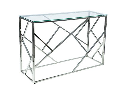 ESCADA C-odkládací stolek- transparentní/stříbrný (120x40) (ESCADACS=1balík) (S) (K150-E)