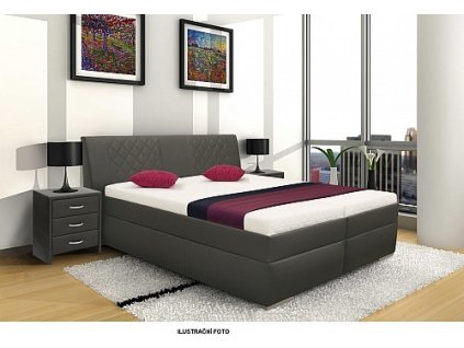 Postel SABA 2 160cm, s roštem a s úložným prostorem (Varianta PW 06 doprodej)