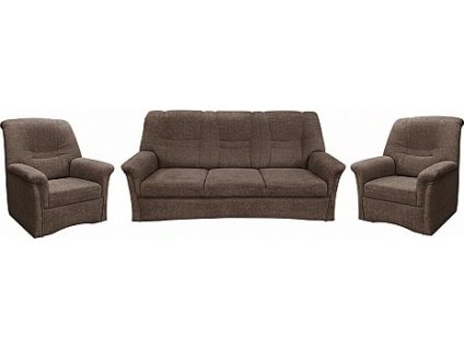 Sedací souprava ARETA 3R+1+1 (Varianta Moreo oranžová Doprodej)