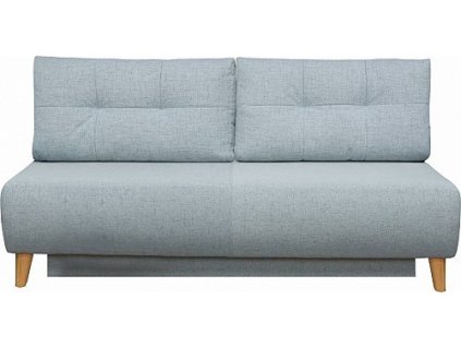 Rozkládací pohovka MIRIAM 3R LUX bez boků a úložným prostorem (Varianta PW11 světle šedá)