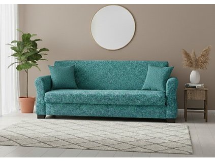 Pohovka MOTIF 3 (Varianta 10/modrá látka)