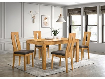 Jídelní set MORIS stůl + NELA židle 4ks
