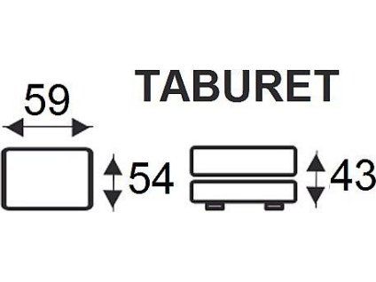 Taburet BORNEO (Varianta Orinoko 96)