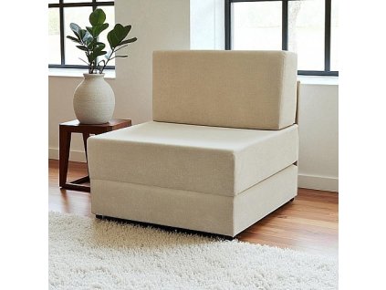 Křeslo rozkládací BARNY š.80 (Varianta Whisper 8 doprodej)