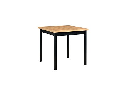 MAXMILIÁN 9 (MAX 9)- jídelní stůl - lamino Dub grandson/nohy+podstava černá - kolekce "DRE" (K150-E)