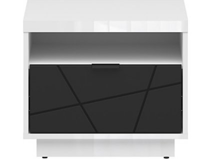 FORN KOM1S bílý lesk/černý mat ***