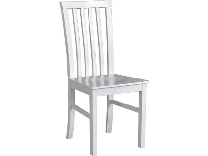 MIA 1D (MILANO 1D)- jídelní židle celodřevěná Bílá  -kolekce "DRE"  (K150-Z)
