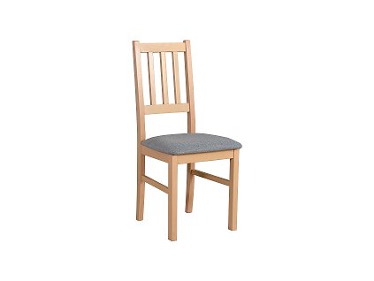 BOSANOVA 4 (BOSS 4) jídelní židle dub sonoma/látka č.10 šedá režná*** - kolekce "DRE" (K150-Z)