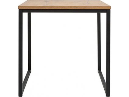 stolek AROZ LAW/40 dub lancelot/černý kovový rám