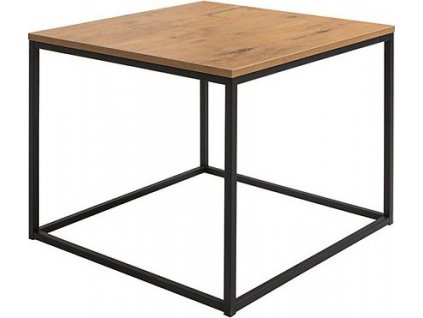 stolek AROZ LAW/69 dub lancelot/černý kovový rám