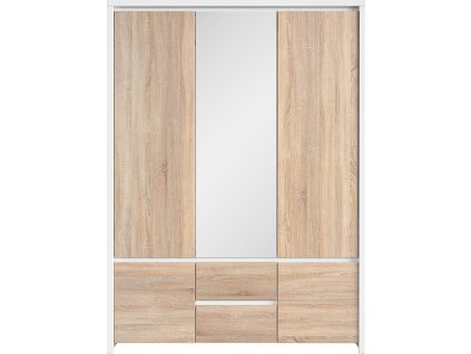 KASPIAN SZF5D2S bílá/dub sonoma