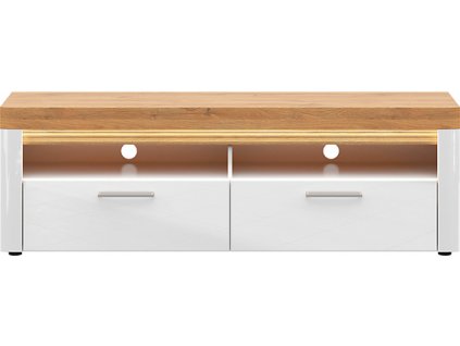 HORTON RTV2S bílý lesk/dub zlatý grandson