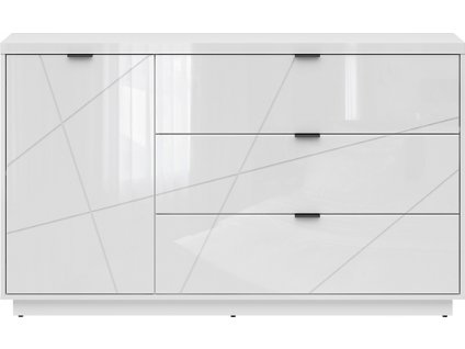 FORN KOM1D3S bílý lesk