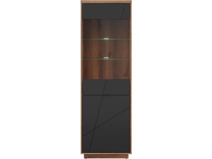 FORN REG1D1W dub delano tmavý/černý mat