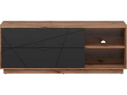 FORN RTV2S dub delano tmavý/černý mat