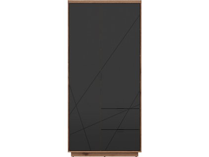 FORN SZF2D2S dub delano tmavý/černý mat