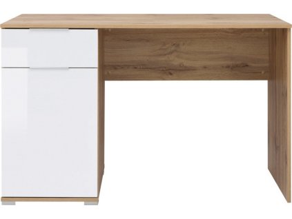 ZELE BIU/120 dub wotan/bílý lesk