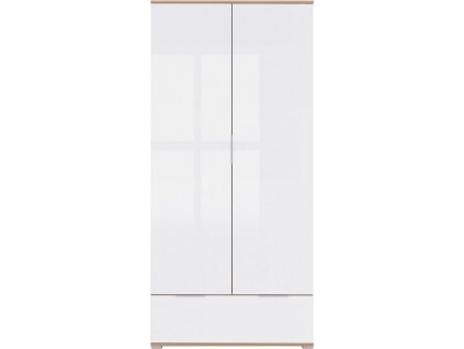 ZELE SZF2D1S dub wotan/bílý lesk