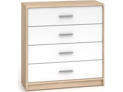 NEPO PLUS KOM4S dub sonoma/bílá   / 2BAL /