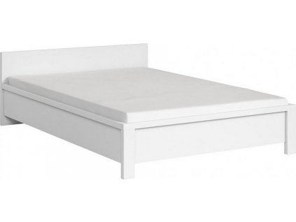 KASPIAN LOZ/140 bílá/bílý mat BEZ ROŠTU a MATRACE