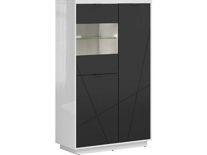 FORN REG2D1W bílý lesk/černý mat ***