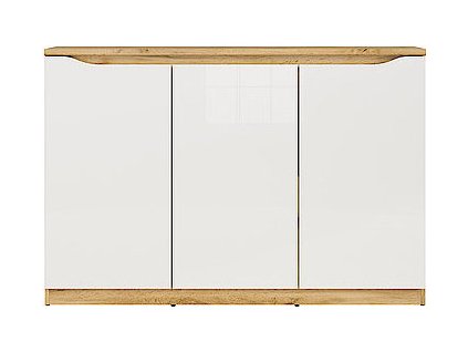 NUIS KOM3D dub wotan/bílý lesk