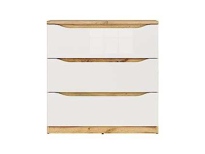 NUIS KOM3S dub wotan/bílý lesk