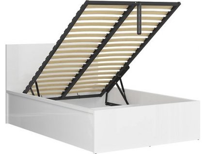 TETRIX LOZ/120/B bílý lesk VČETNĚ ROŠTU BEZ MATRACE   / 3BAL /