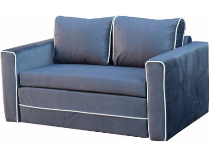 PRESTO pohovka , látka Grafitová Fancy 97/paspule 83  (FE) - kolekce "E"(K250-S)