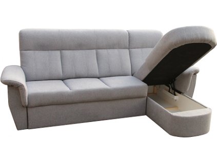 MODENA  3R+OTOMANsÚP- sedací souprava látka světle šedá Primo 88 (FE) kolekce - "E" (K250)