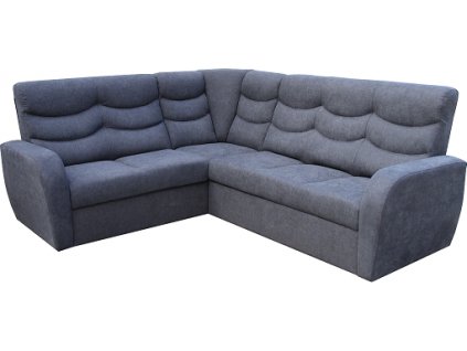 GRACE MINI sed. souprava PRAVÁ látka Primo 96 tmavě šedá (FE) kolekce - "E"  (K250-Z)