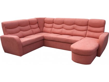 GRACE U sed. souprava PRAVÁ látka cihlová Primo 52(FE) kolekce - "E"  (K250-Z)