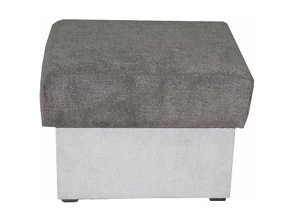 ALASKA taburet - látka-Alfa 17/20 sv.šedá/ khaki (FE) - kolekce "E" ***poslední kusy