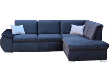 CARO  Levá - sedací souprava , látka TM. ŠEDÁ Kronos 34/polštářky Paros 5 sv. šedá(FE) kolekce - "E" (K250-Z)